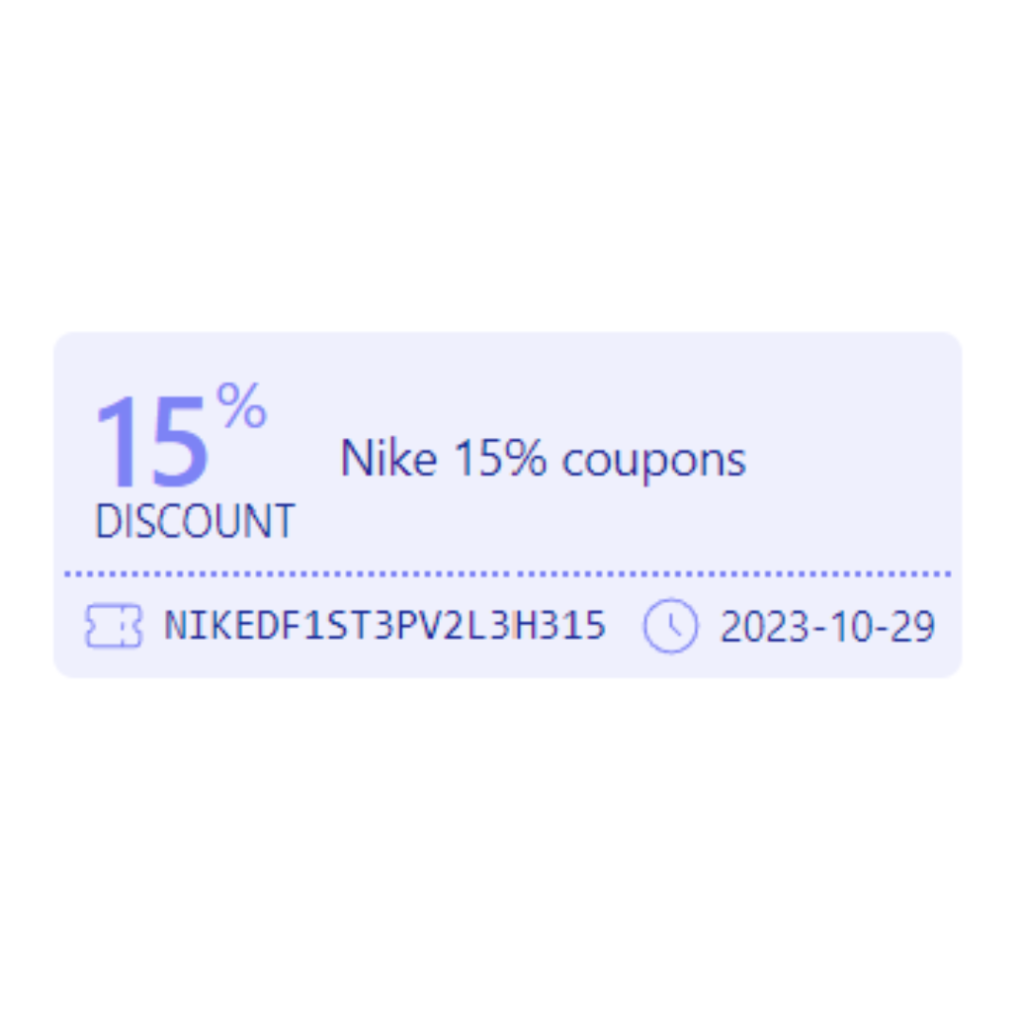 15% Nike Online Coupon